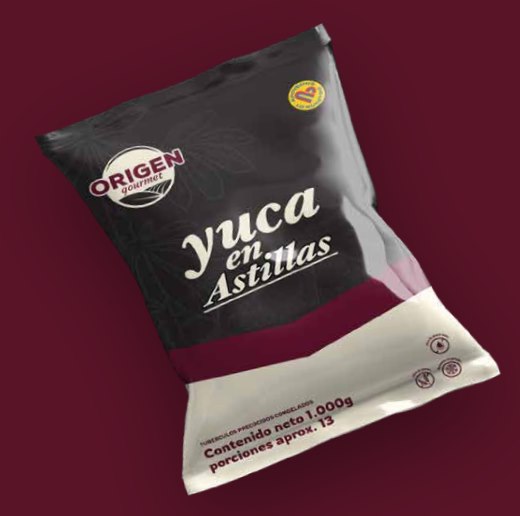 Bolsa de 1.000 g de yuca en Astillas ORIGEN gourmet